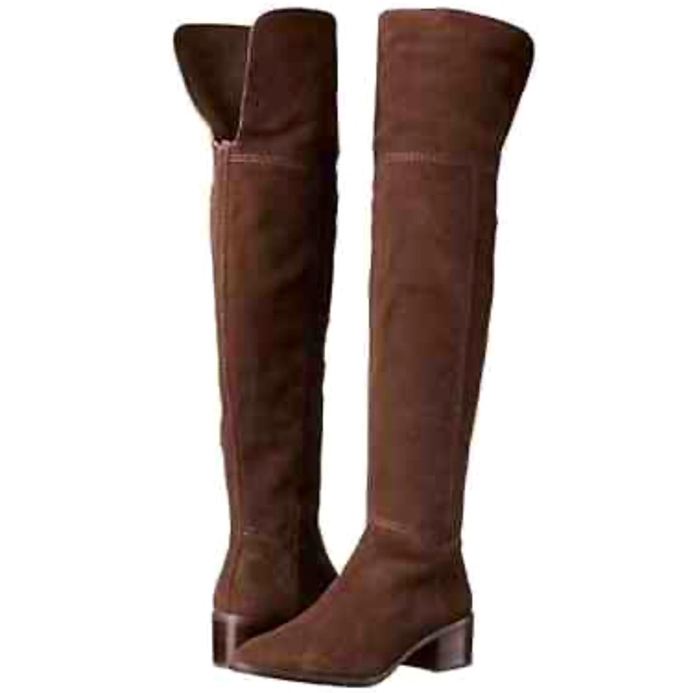 COACH LUCIA OVER THE KNEE SUEDE BOOTS